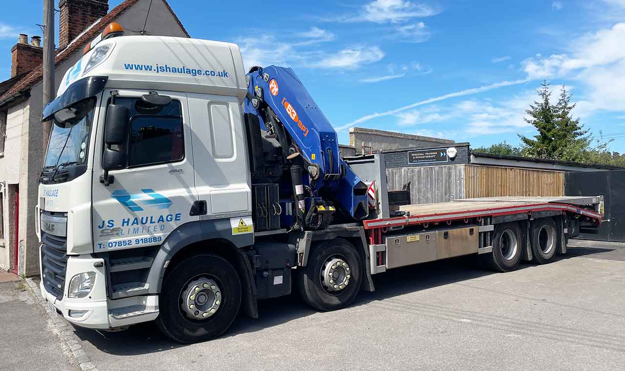 J S Haulage Limited DAF CF460 lorry for hire